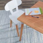 Set Masa cu 4 scaune cu spatar pentru copii Mid-Century Kid™ Toddler Kidkraft